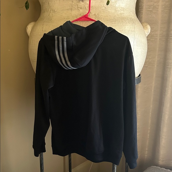 Adidas youth's Black Hoodie with Logo - Picture 4 of 4